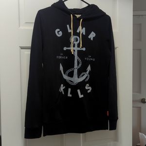 Glamour Kills anchor hoodie